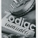 1936 Zodiac Watch Company Original 1930's Swiss Print Ad Publicite Suisse Montres 1936 Zodiac Watch Company Original 1930's Swiss Print Ad Publicite Suisse Montres