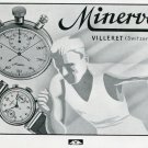 1939 Minerva Watch Company Original 1930's Swiss Print Ad Publicite Suisse Montres Schweiz 1939 Minerva Watch Company Original 1930's Swiss Print Ad Publicite Suisse Montres Schweiz