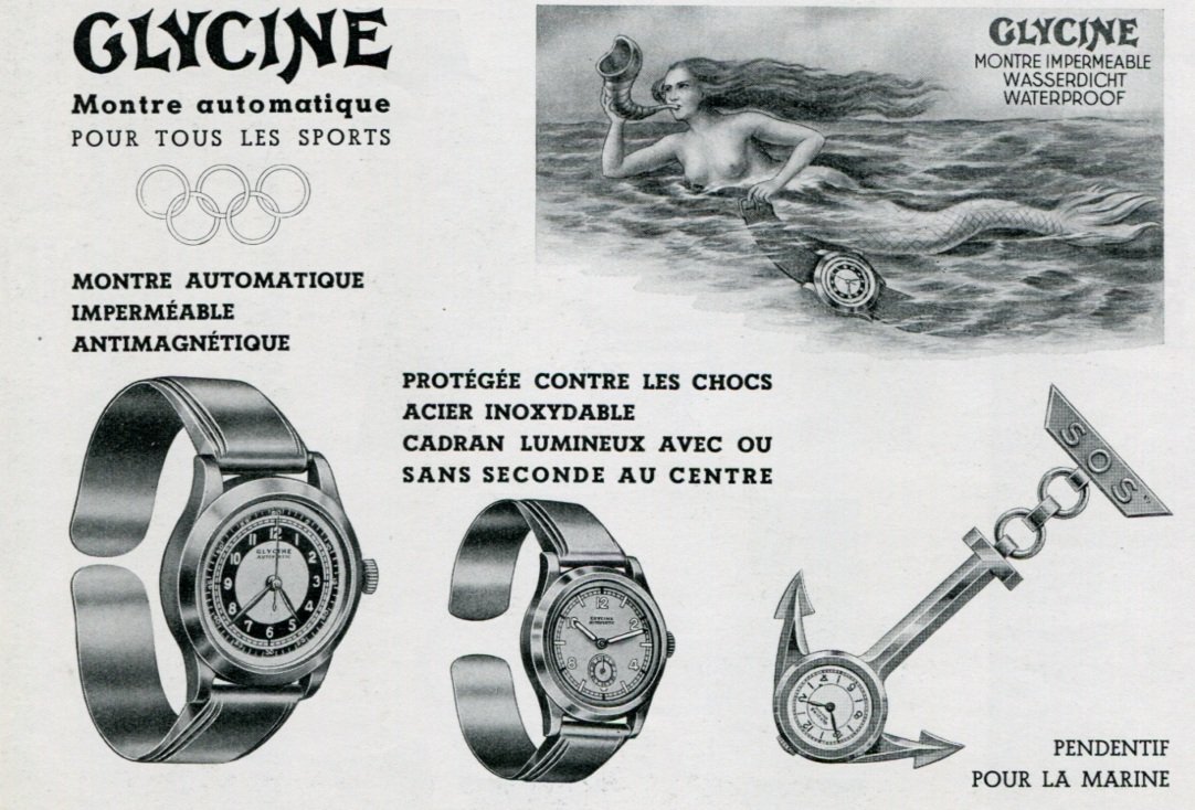 Vintage glycine outlet watches