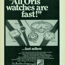 1969 Oris Watch Company Bentima House Swiss Print Ad Publicite Suisse Schweiz Suiza