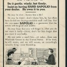 Original 1905 Sapolio Soap Vintage Early 1900's Print Ad Magazine Advert
