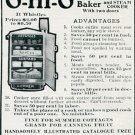Original 1905 The Ohio Cooker Company Early 1900's Magazine Ad O-Hi-O Combination Baker