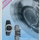 Montres Thales SA Watch Company France 1975 French Ad Advert Publicite Cofram