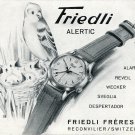 Friedli Freres SA Watch Company Switzerland Vintage 1956 Swiss Print Ad Suisse Publicite Montres Friedli Freres SA Watch Company Switzerland Vintage 1956 Swiss Print Ad Suisse Publicite Montres