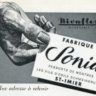 Publicite Nivaflex Sonia Ressorts de Montres D'Emile Schweingruber 1956 Swiss Ad Advert Suisse