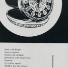 1960 Swiza Clock Company Moutier Switzerland Swiss Print Ad Advert Publicite Suisse Schweiz