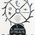 A. Moynet Vintage 1960 Swiss Print Ad Suisse Publicite Horology Horlogerie A. Moynet Vintage 1960 Swiss Print Ad Suisse Publicite Horology Horlogerie