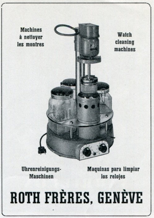 Roth Freres Machine Company Switzerland Vintage 1947 Swiss Print Ad Advert Publicite Suisse