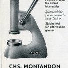 Chs. Montandon Vintage 1947 Swiss Magazine Ad Advert Publicite Suisse Horlogerie Horology