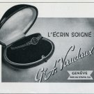1947 G & A Vaudaux Geneve Suisse Switzerland Swiss Magazine Ad Publicite Suisse Advert