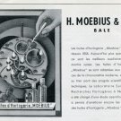 1947 Moebius Watch OilAdvert Vintage Swiss Magazine Ad Publicite Suisse H Moebius & Fils