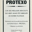 1947 Protexo Technique Horlogere Reymond Switzerland Swiss Print Ad Publicite Suisse