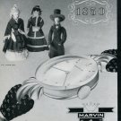 Montres Marvin SA La Chaux-de-Fonds Switzerland Original 1946 Swiss Print Ad Publicite Suisse