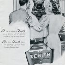 Zenith Watch Co Switzerland Vintage 1946 Swiss Print Ad Publicite Suisse Montres Schweiz