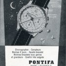 Pontifa Watch Company Marc Leuthold Switzerland 1956 Swiss Print Ad Advert Publicite Suisse Montres Pontifa Watch Company Marc Leuthold Switzerland 1956 Swiss Print Ad Advert Publicite Suisse Montres