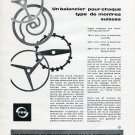 1965 Glucysur FBR Fabriques de Balanciers Reunies SA Switzerland Swiss Print Ad Publicite Suisse
