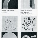 Vintage 1969 Universo SA Switzerland Swiss Print Ad Publicite Suisse Horlogerie Horology