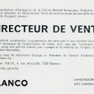 Vintage 1969 Lanco Langendorf Watch Co Employment Advert Publicite Suisse Swiss Print Ad