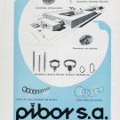 1969 Pibor SA Switzerland Swiss Print Ad Publicite Suisse Horlogerie Horology