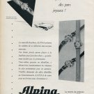 Vintage 1956 Alpina Union Horlogere SA Pure Joie Publicite Suisse Montres Swiss Print Ad Schweiz Vintage 1956 Alpina Union Horlogere SA Pure Joie Publicite Suisse Montres Swiss Print Ad Schweiz