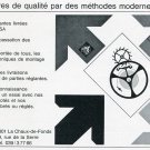 1969 Soparem SA Switzerland Publicite Suisse Vintage 1960s Swiss Print Ad Horology