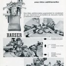 Vintage 1969 Henri Hauser SA Machine Co Switzerland Swiss Print Ad Publicite Suisse