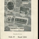 Vintage 1947 Contraves AG Zurich Swiss Print Ad Publicite Suisse Schweiz Switzerland