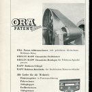 Vintage 1947 Leder & Co AG Rapperswill Ora Patent Leder Swiss Print Ad Publicite Schweiz