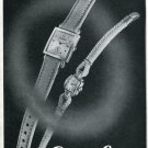 Vintage 1947 Cortebert Watch Company Switzerland Swiss Print Ad Suisse Publicite Montres