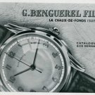 Vintage 1945 G Benguerel Fils Superatic Watch Co Switzerland Swiss Print Ad Suisse Publicite Montres Vintage 1945 G Benguerel Fils Superatic Watch Co Switzerland Swiss Print Ad Suisse Publicite Montres