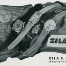 Vintage 1945 Zila Watch Company Switzerland Swiss Print Ad Suisse Publicite Montres Schweiz