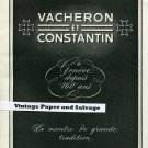 1945 Vacheron et Constantin 160 Ans Original 1940s Swiss Print Ad Suisse Publicite Montres