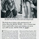 1936 Johns-Manville Rock Wool Insulation Vintage 1930s Print Ad Publicite Advert 1936 Johns-Manville Rock Wool Insulation Vintage 1930s Print Ad Publicite Advert