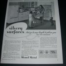 Vintage 1936 Monel Metal Whitehead Metal Products International Nickel Co 1930s Print Ad Advert