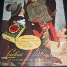 Original 1936 TWA Lucky Strike Cigarettes Luckies The Lindbergh Line 1930s Print Ad Publicite Advert Original 1936 TWA Lucky Strike Cigarettes Luckies The Lindbergh Line 1930s Print Ad Publicite Advert