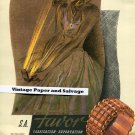 Vintage 1945 SA Favor Locarno Jewelry Co 1940s Swiss Print Ad Suisse Publicite Bijouterie Ad