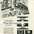 Vintage 1945 Shock-Resist Erismann-Schinz Switzerland 1940s Swiss Print Ad Suisse Publicite