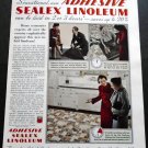 Vintage 1936 Congoleum-Nairn Inc Kearny NJ Adhesive Sealex Linoleum 1930s Print Ad Advert