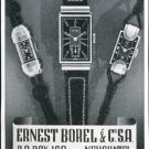 Vintage 1940 Ernest Borel & Co SA Watch Co Switzerland Swiss Print Ad Publicite Suisse Montres