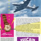 Original 1956 Vulcain Cricket Watch Advert SwissAir Swiss Print Ad Publicite Suisse Montres Original 1956 Vulcain Cricket Watch Advert SwissAir Swiss Print Ad Publicite Suisse Montres