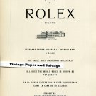 1958 Rolex Watch Company Realisation 300,000 Chronometres Bracelet Vintage 1950s Swiss Print Ad 1958 Rolex Watch Company Realisation 300,000 Chronometres Bracelet Vintage 1950s Swiss Print Ad