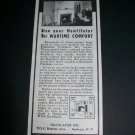 Vintage 1943 Heatilator Fireplace Wartime Comfort Syracuse NY WW2 WWII Print Ad Advert