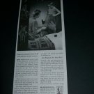 Vintage 1943 Pequot Sheets WW2 WWII Soldiers in Housedresses Helping to Win Original 1940s Print Ad
