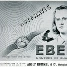 1945 Ebel Watch Company Switzerland Montres de Qualite Swiss Print Ad Publicite Suisse Schweiz