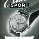 Vintage 1945 Elmas Sport Watch Advert Publicite Suisse Montres Swiss Print Ad Schweiz Switzerland