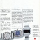 1974 Omega Megaquartz Watch Advert Swiss Magazine Ad Publicite Suisse Montres 1970s Schweiz