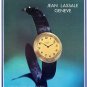 Jean Lassale Bouchet-Lassale SA Watch Company 1974 Swiss Ad Advert Publicite Suisse Montres