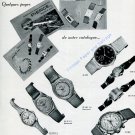 Vintage 1945 Pierce CH Watch Company Original 1940s Swiss Advert Publicite Suisse Montres