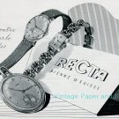 Vintage 1945 Recta CH Watch Co Bienne Switzerland Swiss Advert Publicite Suisse Montres