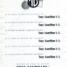 Vintage 1942 Tony Vaurillon S.A. Le Verre de Montre Swiss Advert Publicite Suisse CH Schweiz